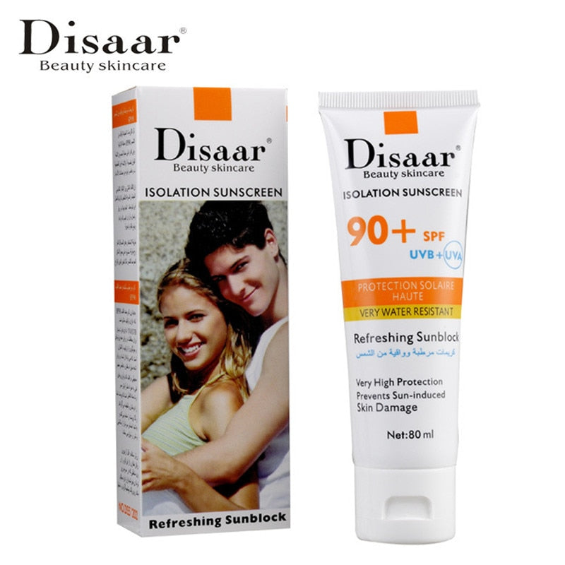 Disaar SPF90PA++ Whitening Sunscreen Cream Moisturizing Whitening Cream Face Cream Facial Body SPF90 Sunscreen Cream 80g