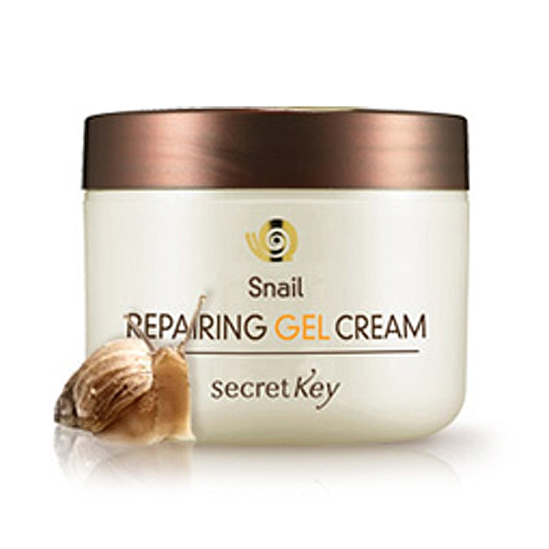 SECRET KEY Snail Repairing Gel Cream 50g Face Cream Whitening Facial Cream Day Cream Acne Treatment Anti Wrinkle